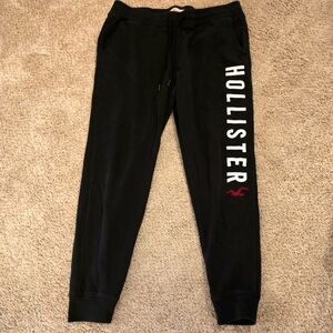 Men's black joggers